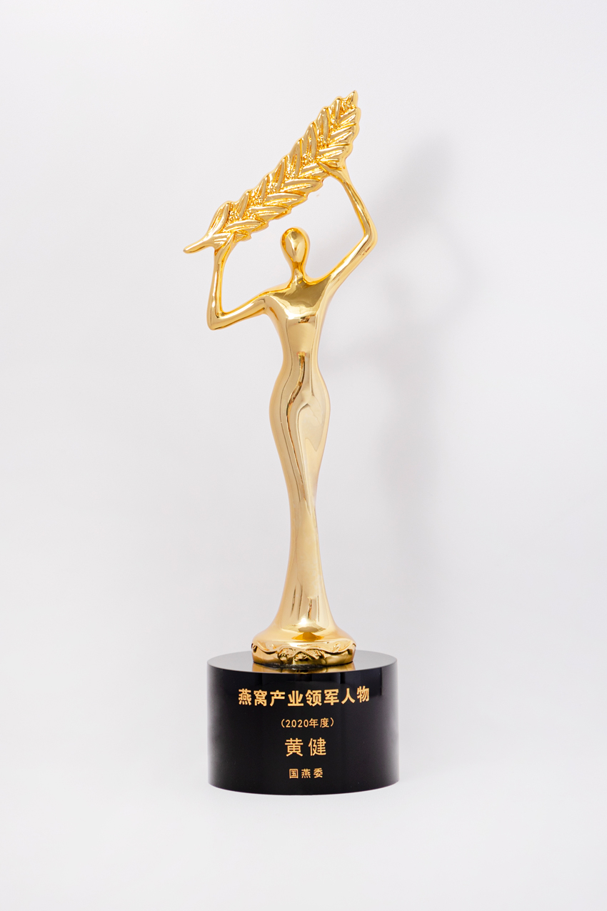 黄健董事长获评2020年度燕窝产业领武士